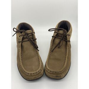 Kenneth Cole‎ Reaction Driving Dawson Dark Brown Leather Shoe/Boot Size 1